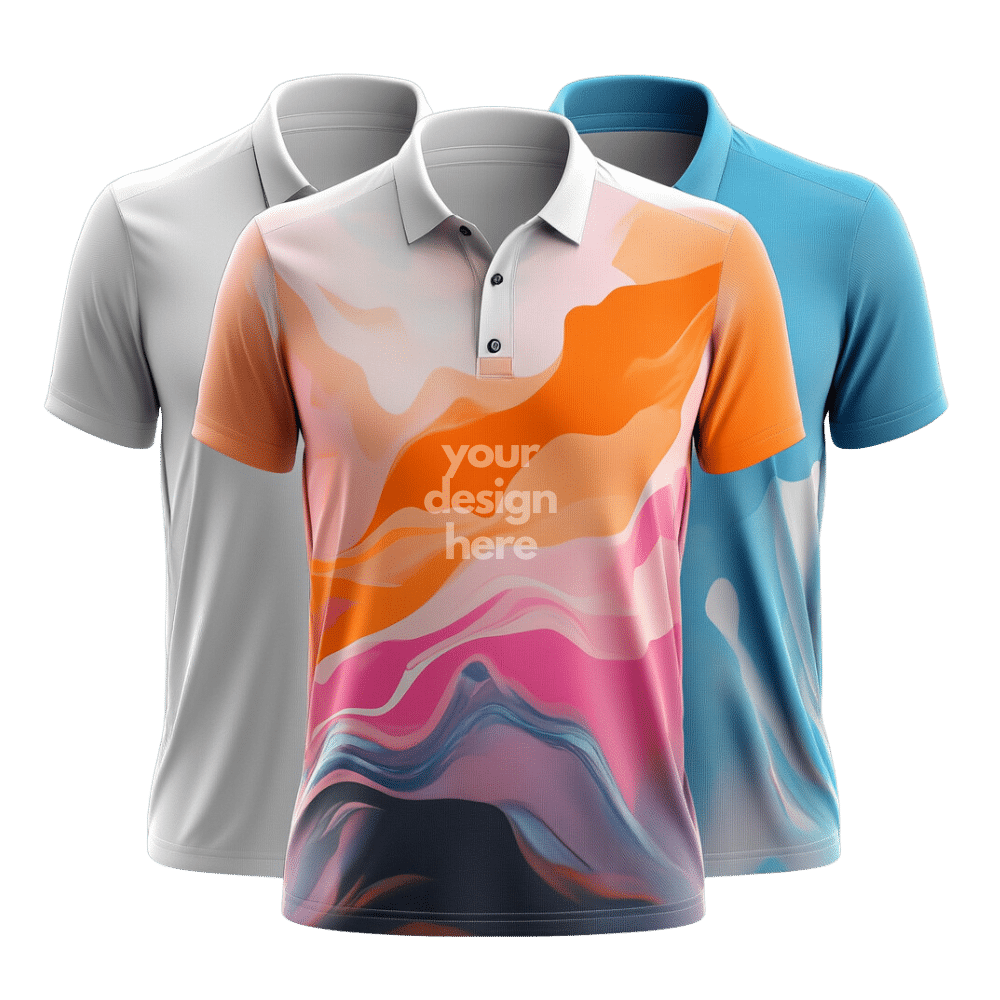 Custom Printed Dri-Fit Golf Polo Shirt