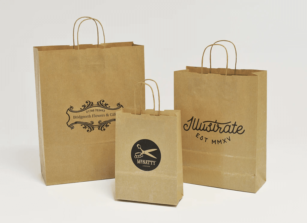 Printed Kraft Paper Bags