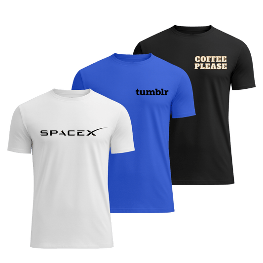 Custom Printed Luxe Crew Neck T Shirt