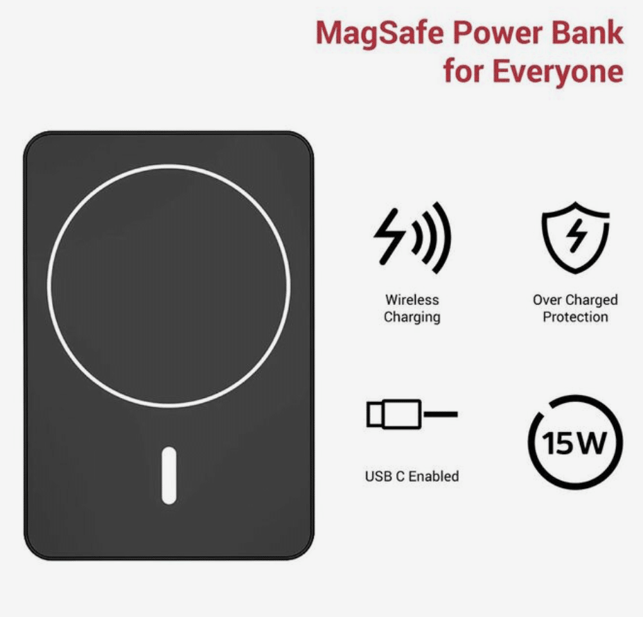 Magnetic Wireless Powerbank – 8000mAh